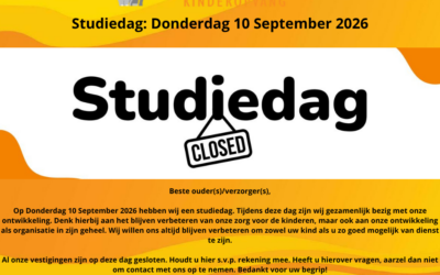 Studiedag: Donderdag 10 September 2026